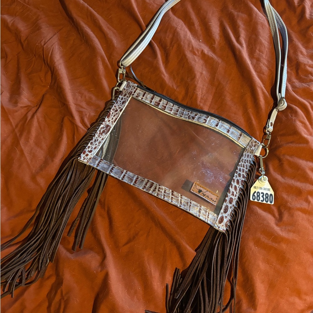 Holy Cow Couture Stadium Crossbody Bag